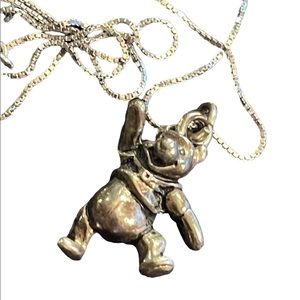 Sterling 925 Disney Winnie the Pooh Pendant necklace